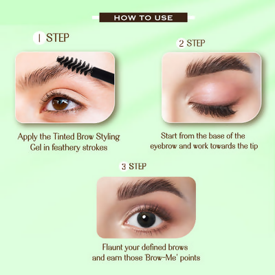 LoveChild By Masaba Gupta Brow - Me Points Tinted Brow Gel - Frosted Grey | Grocsy