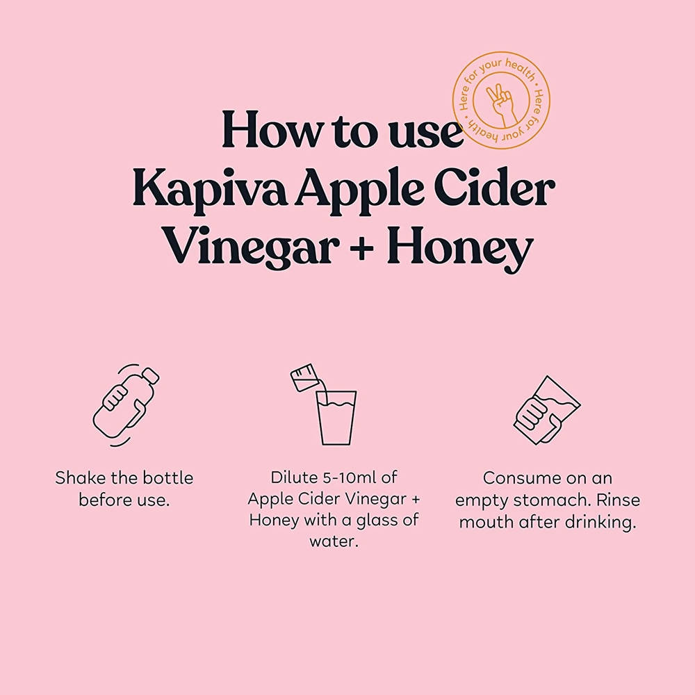 Kapiva Ayurveda Apple Cider Vinegar + Honey | Grocsy