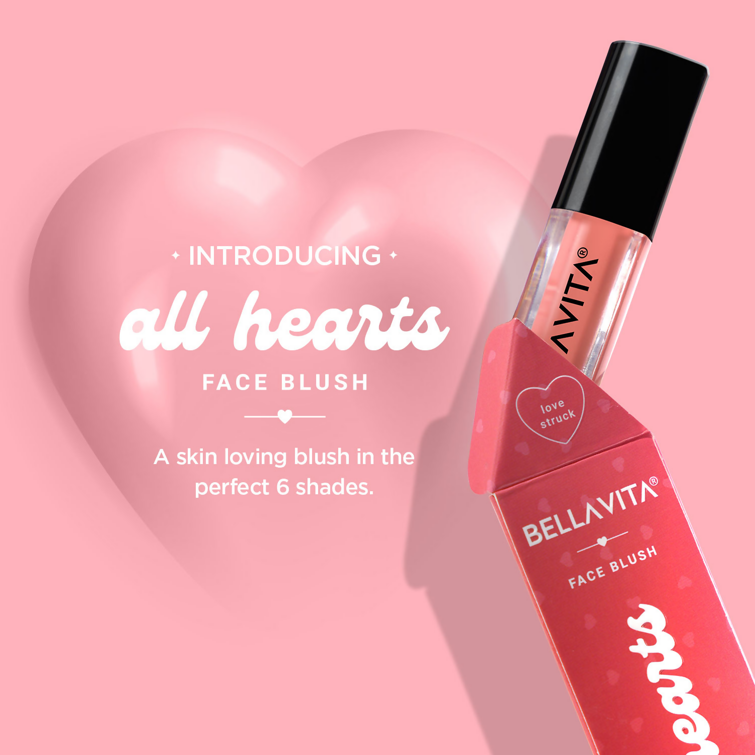 Bella Vita Organic All Hearts Face Blush - Crush Fever | Grocsy
