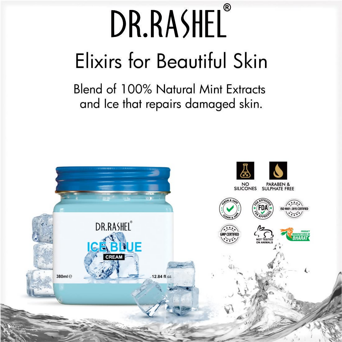 Dr.Rashel Ice Blue Cream For Face And Body | Grocsy