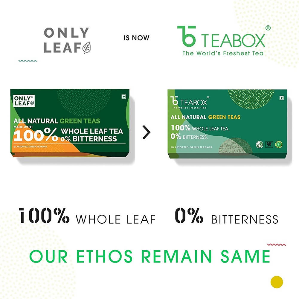 Teabox All Natural Green Teas | Grocsy