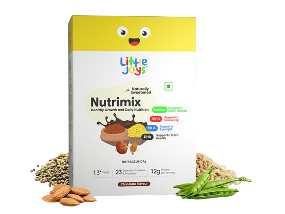Little Joys Nutrimix 13+ Nutrition Powder Healthy Growth & Daily Nutrition Chocolate Flavour | Grocsy
