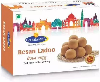 Punjabi Ghasitaram Halwai Besan Ladoo | Grocsy