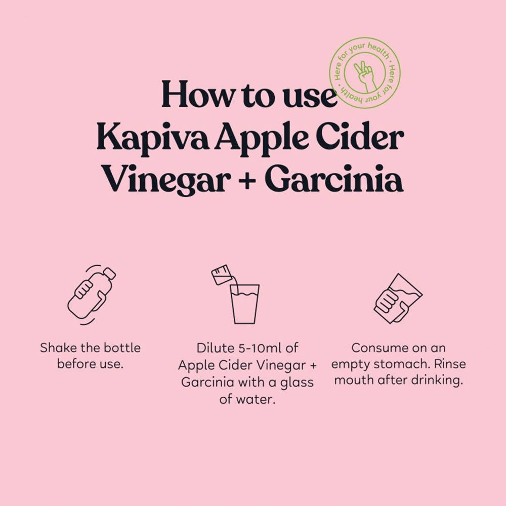 Kapiva Ayurveda Apple Cider Vinegar + Garcinia | Grocsy
