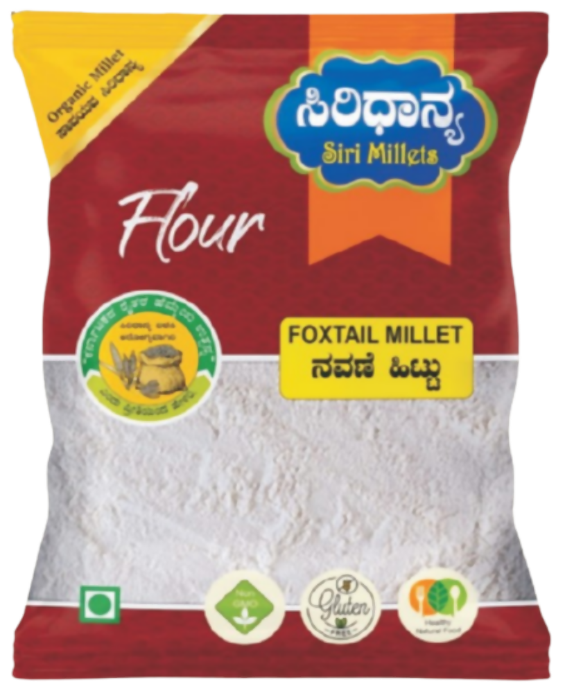 Siri Millets Organic Foxtail Millet Flour (Navane Atta) | Grocsy