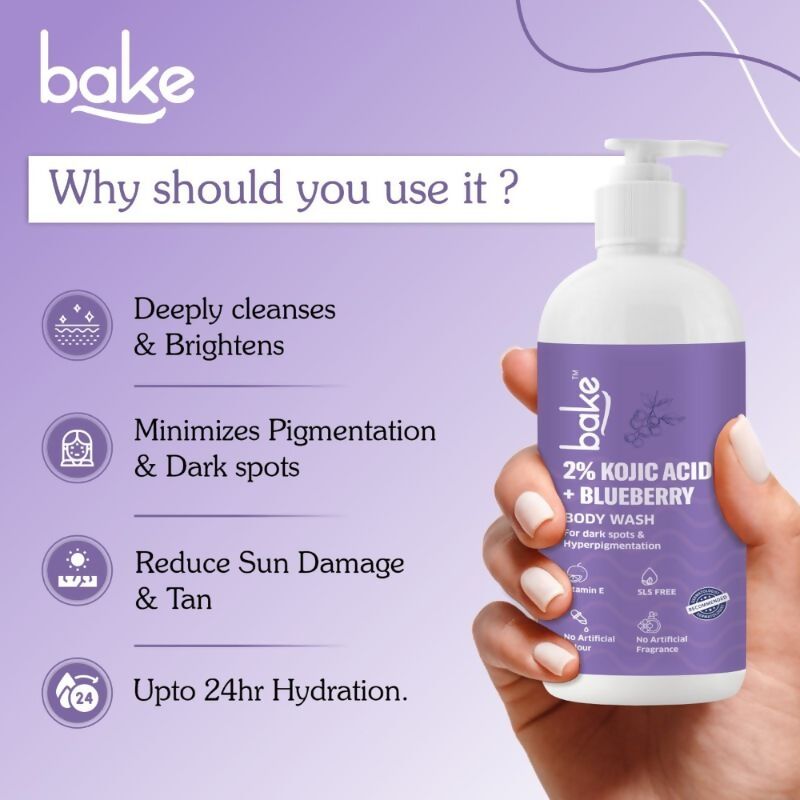 Bake 2% Kojic Acid Body Wash | Grocsy