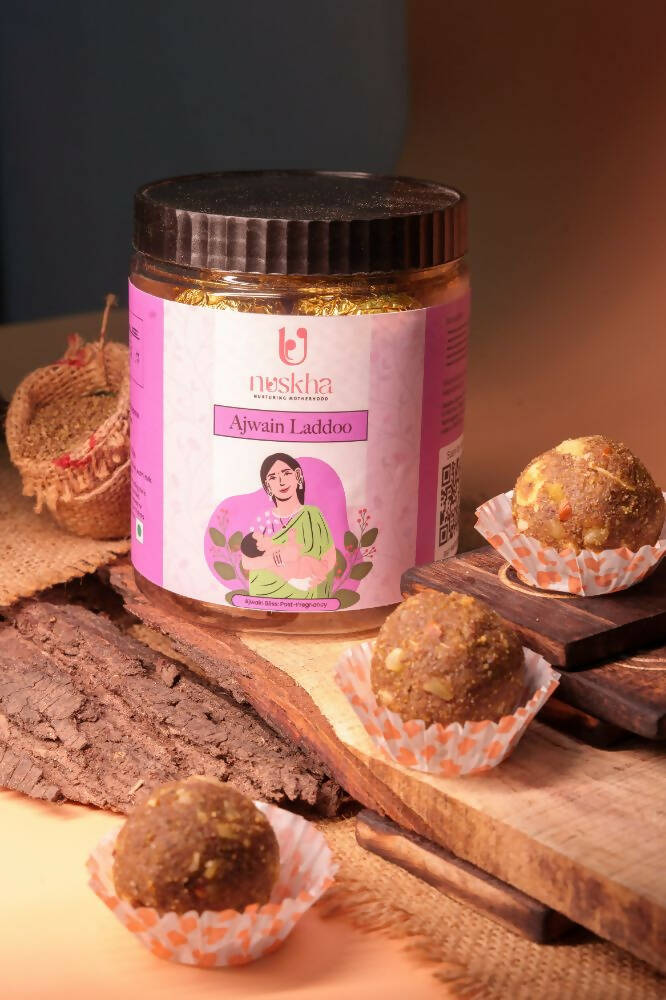 Nuskha Ajwain Laddoo (Post-Pregnancy) | Grocsy