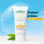 mCaffeine Sun Fix Daily Glow Green Tea Sunscreen SPF 50 PA++++ with Niacinamide, Lightweight & No White Cast | Grocsy