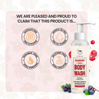 The Natural Wash Cranberry Cream Body Wash | Grocsy