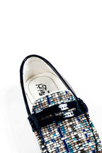 Tiny Bugs Boys Printed Slip Ons Loafers - Blue | Grocsy
