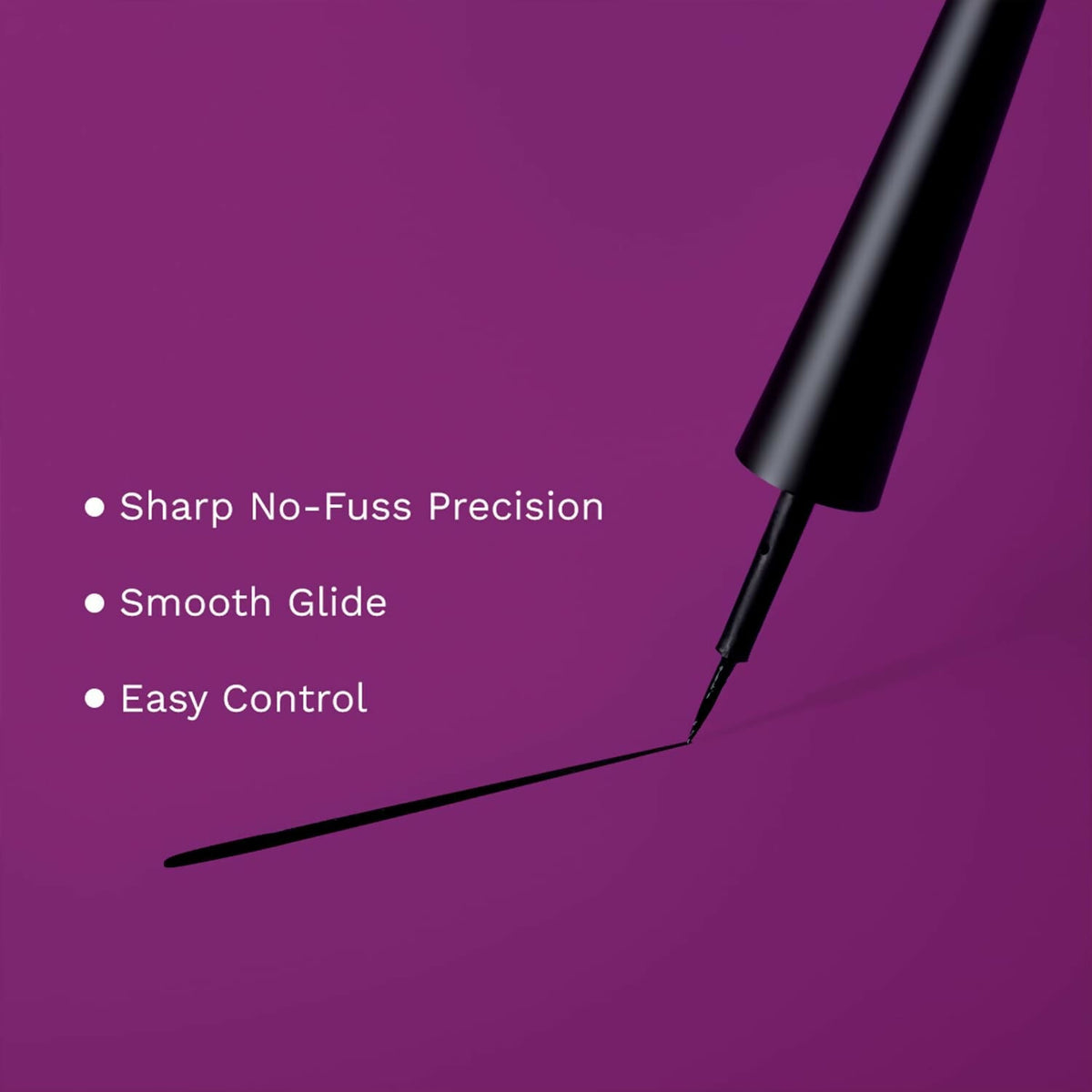 Pilgrim Metallic Eyeliner Black Scandal, Long Lasting & Smudge Proof Enriched With Argan Oil | Grocsy
