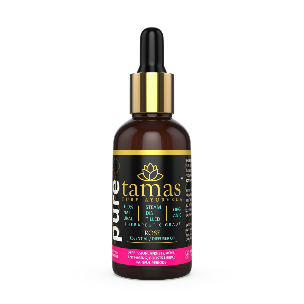 Tamas Pure Ayurveda 100% Organic Rose Essential Oil | Grocsy
