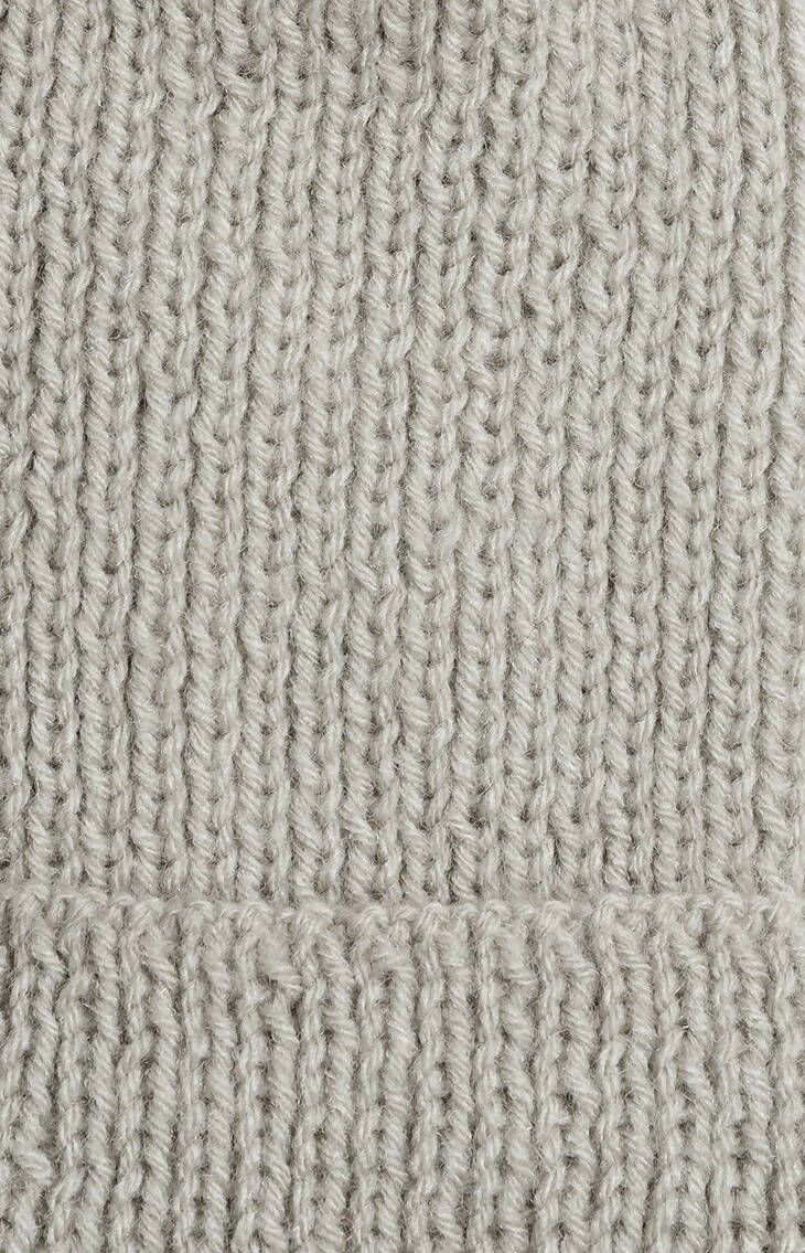 Chutput Kids Woollen Hand Knitted Pom Pom Detailed Cap - Grey | Grocsy