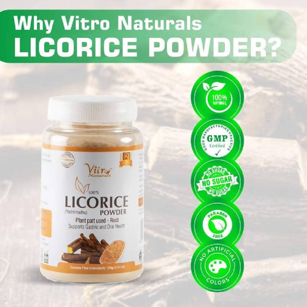 Vitro Naturals Licorice Powder | Grocsy