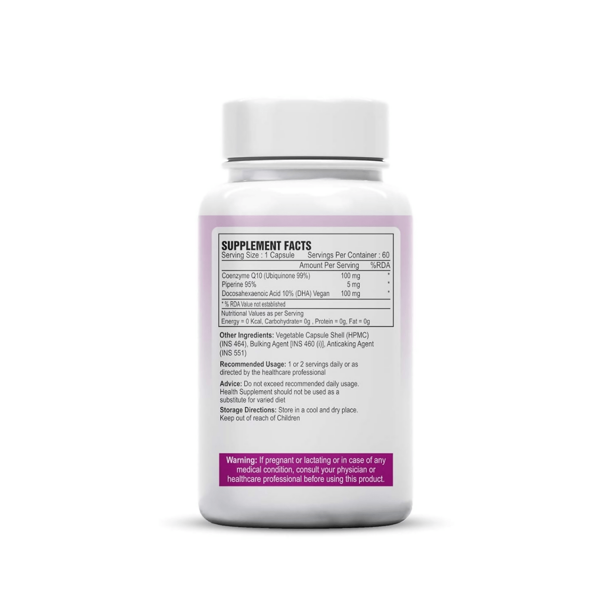 Alpspure Nutra Coenzyme Q10 Capsules | Grocsy