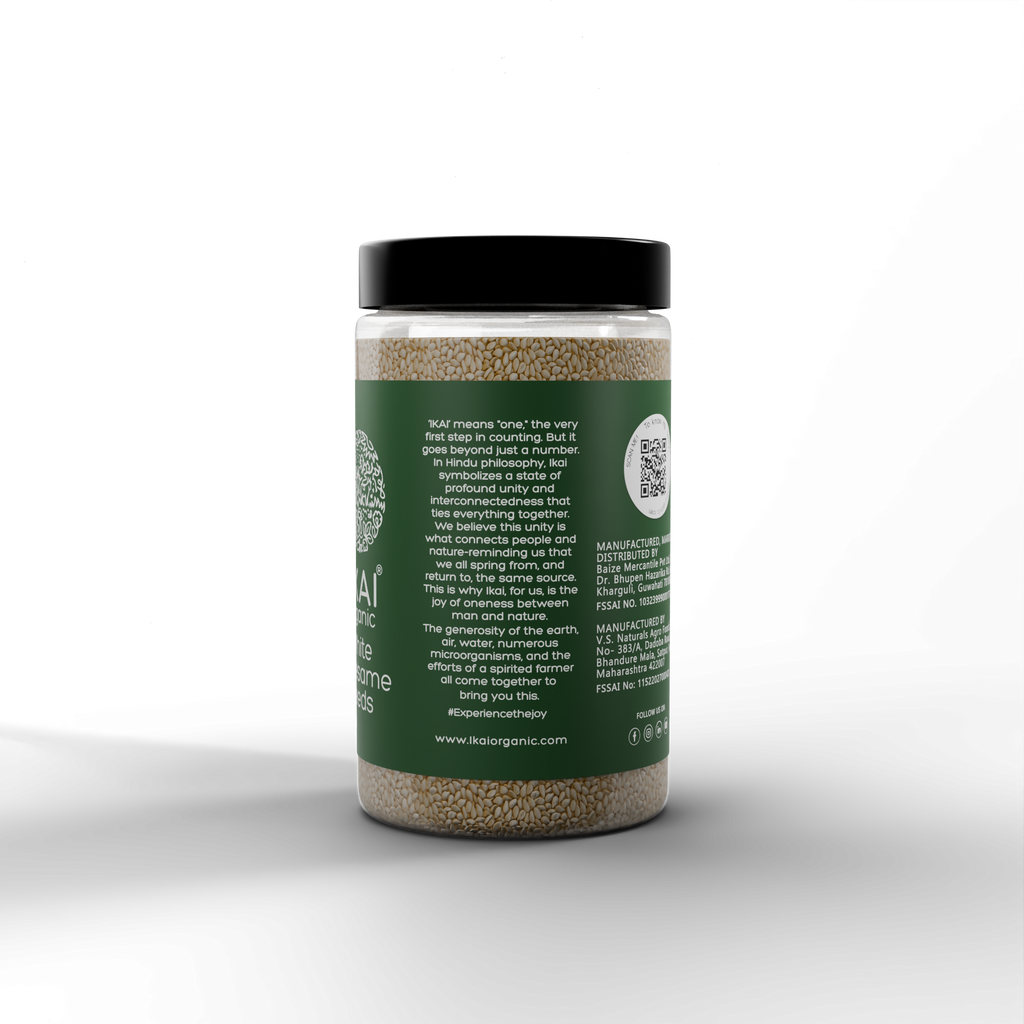 IKAI Organic White Sesame Seeds | Grocsy