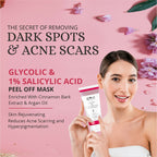 Globus Naturals Glycolic & 1% Salicylic Acid Anti Acne Peel Off Mask | Grocsy