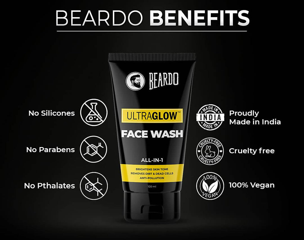 Beardo Ultimate Face wash Combo | Grocsy