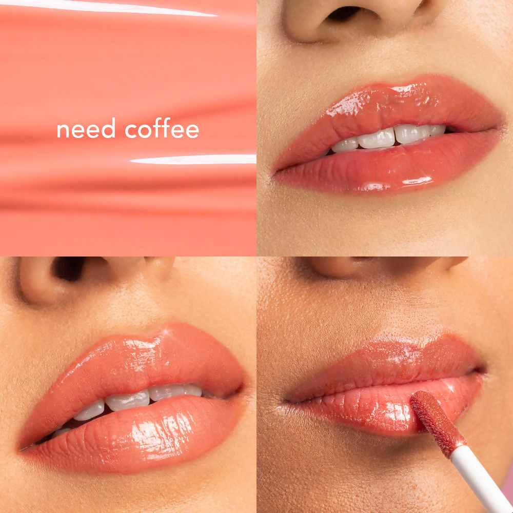 Kay Beauty FullFill Tinted Lip Plumping Gloss - Need Coffee | Grocsy