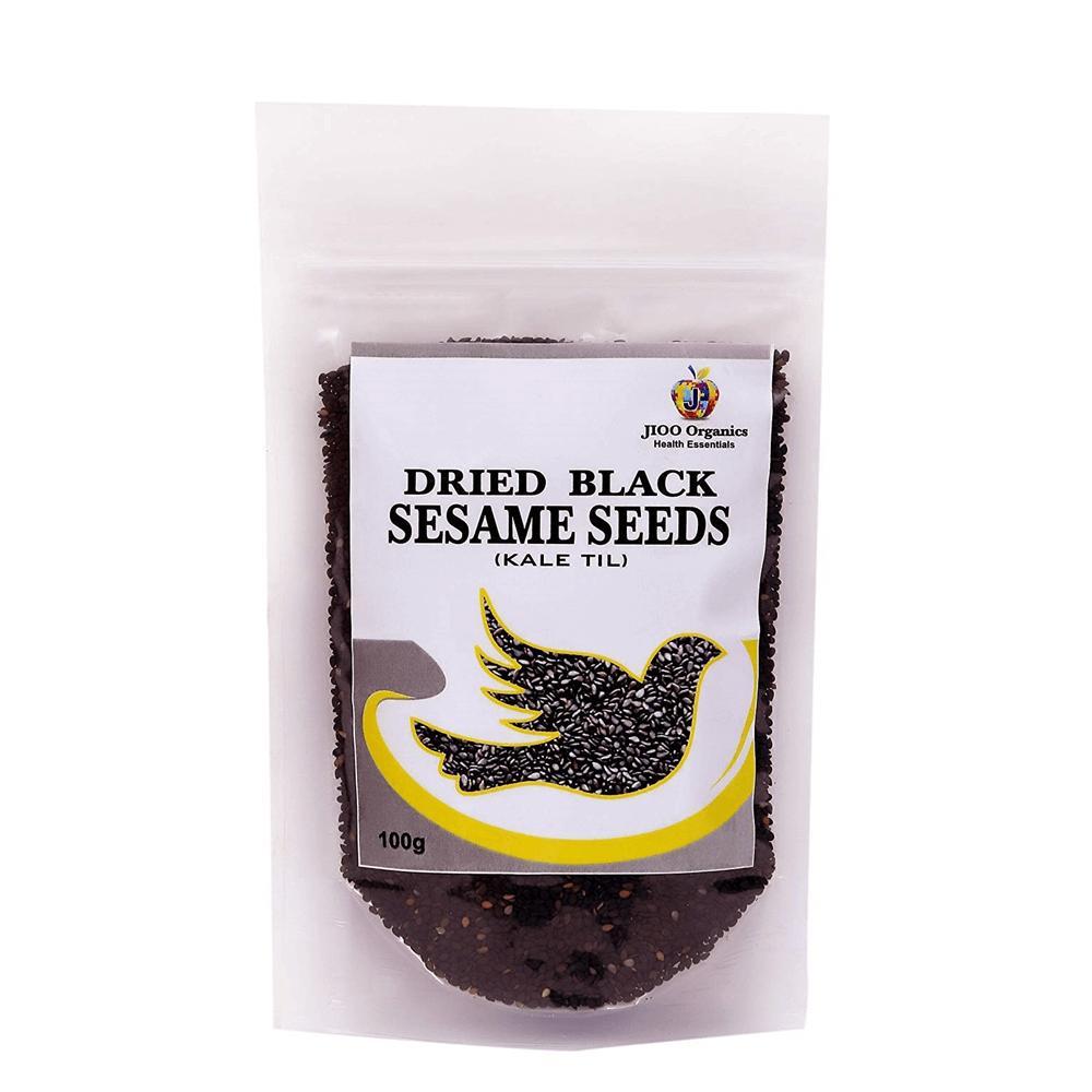 Jioo Organics Dried Black Sesame Seeds | Grocsy
