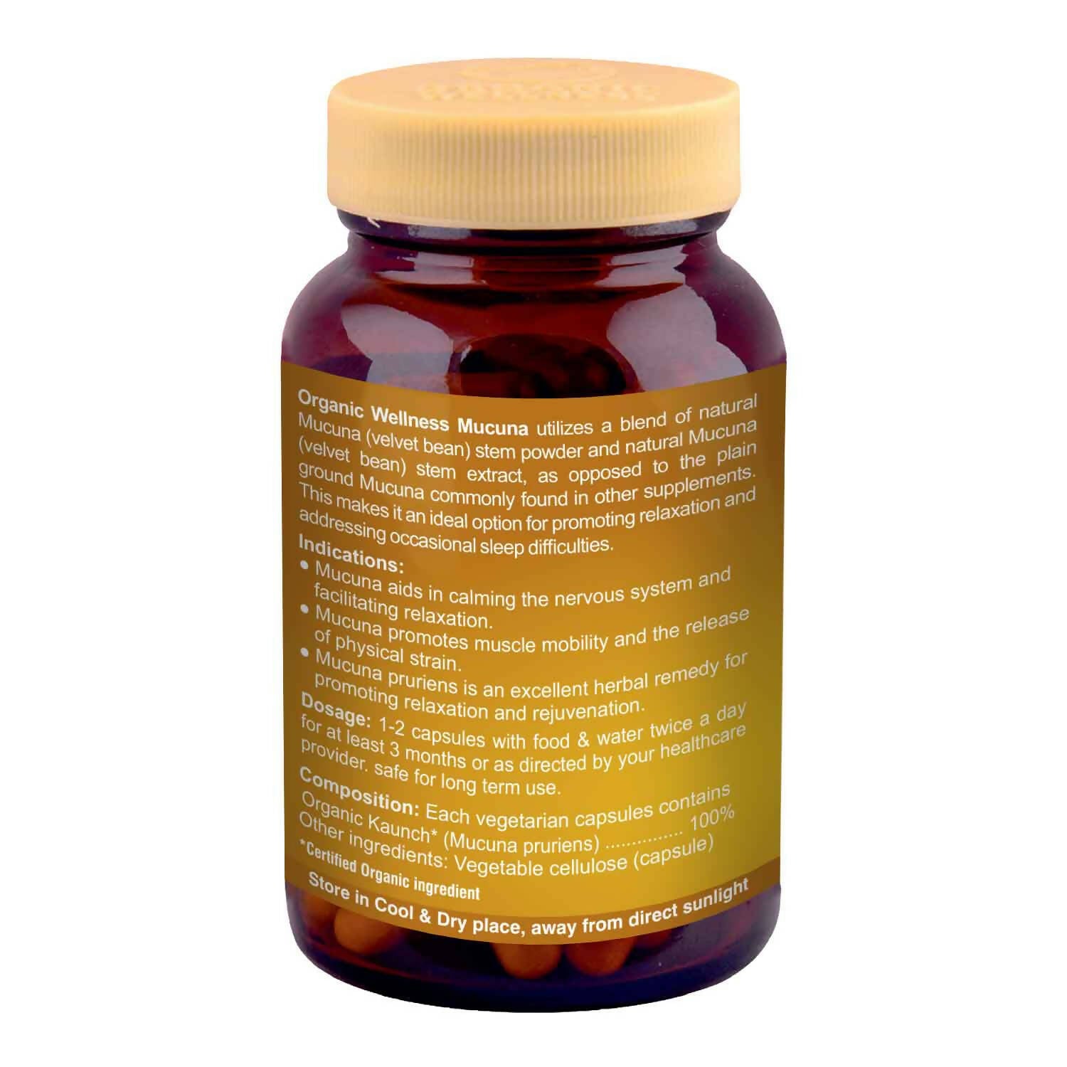 Organic Wellness Kapikachhu Vegetarian Capsules | Grocsy