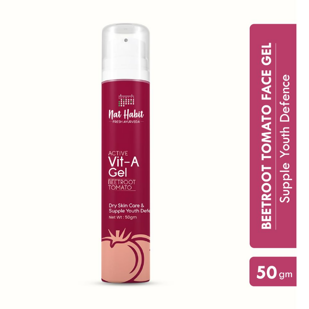 Nat Habit Active Beetroot Tomato Vitamin A Face Gel | Grocsy