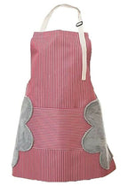 Yanci Waterproof Kitchen Apron With Pockets-Red | Grocsy