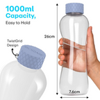 Rioware Glass Water Bottle - Blue | Grocsy