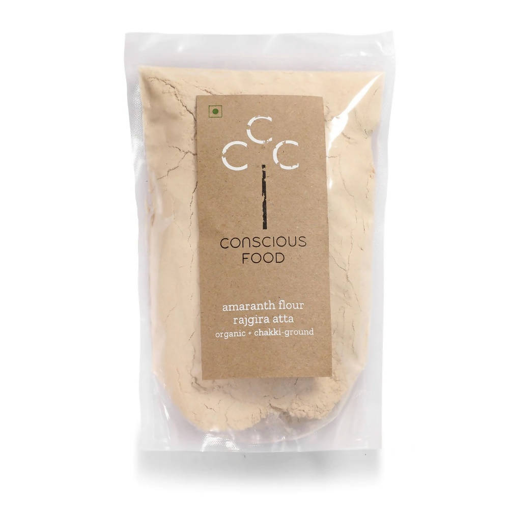 Conscious Food Organic Amaranth Flour (Rajgira Atta) | Grocsy