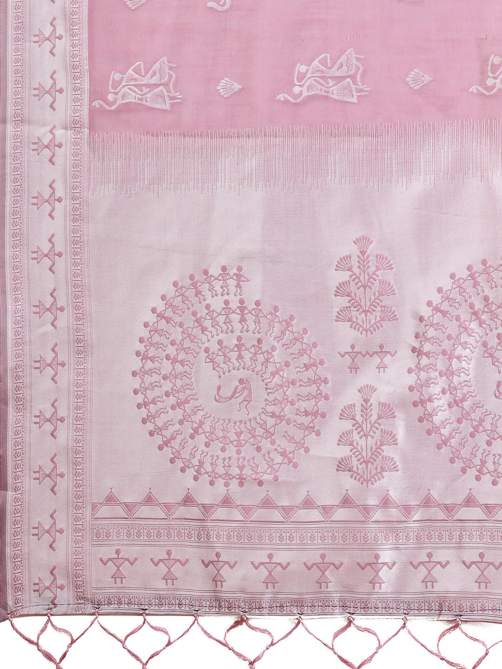Shree Shyam Fashion Varnika Purple Linen Cotton Saree | Grocsy