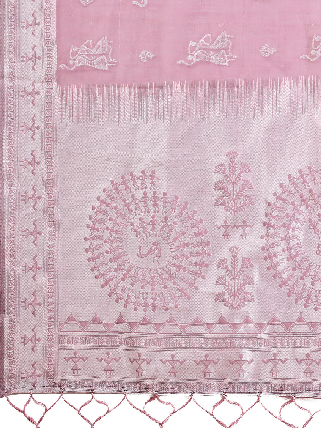 Shree Shyam Fashion Varnika Purple Linen Cotton Saree | Grocsy