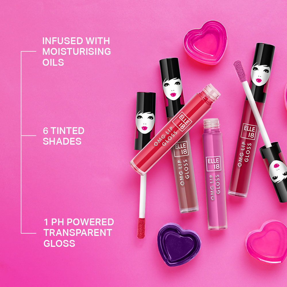Elle 18 OMG Lip Gloss - Pink-a-licious | Grocsy
