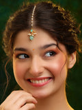 Ruby Raang Starry Stone Maang Tikka | Grocsy
