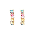 Multi Loops Gold Plated- Ruby Raang | Grocsy