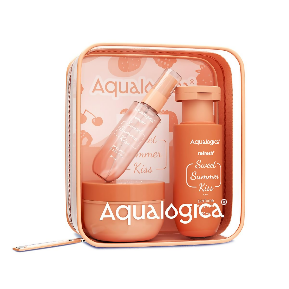 Aqualogica Refresh+ Sweet Summer Kiss Body Care Set Kit | Grocsy