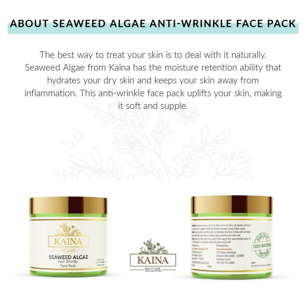 Kaina Seaweed Algae Anti-Wrinkle Face Pack | Grocsy