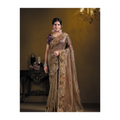 Wine Pure Banarasi Crush Pure Khatli work Designer Saree With Blouse. - Rajasvi | Grocsy