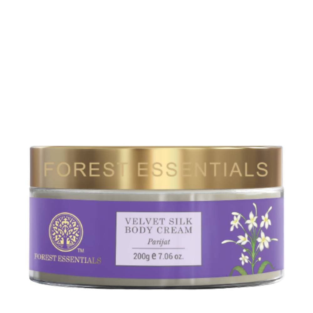 Forest Essentials Velvet Silk Body Cream Parijat | Grocsy