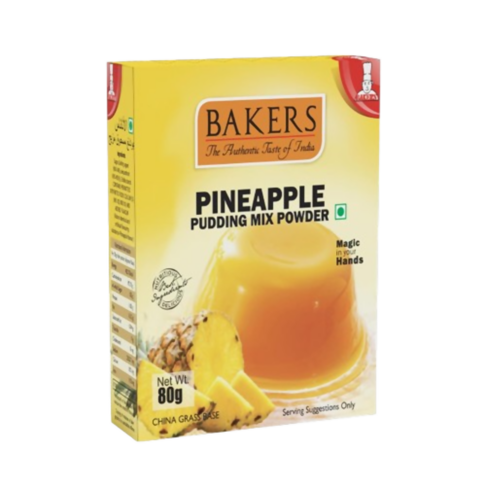 BAKERS Instant Pudding Mix - Pineapple Flavor | Grocsy