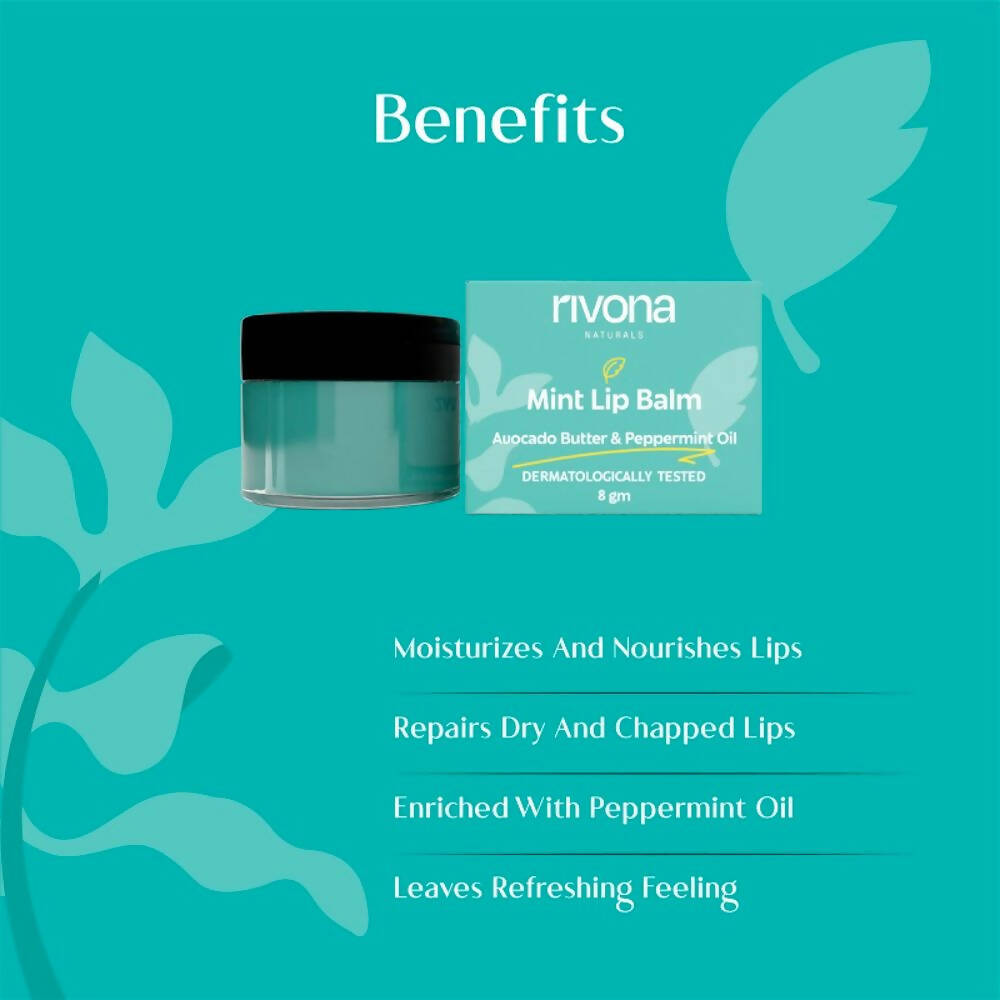 Rivona Naturals Mint Lip Balm | Grocsy
