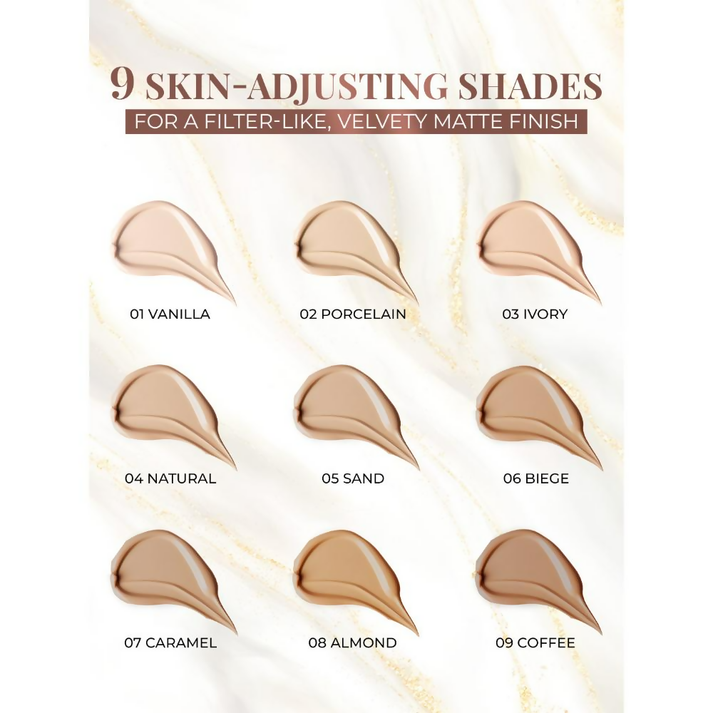 Just Herbs Full Cover Natural Filter Finish Concealer - Caramel | Grocsy