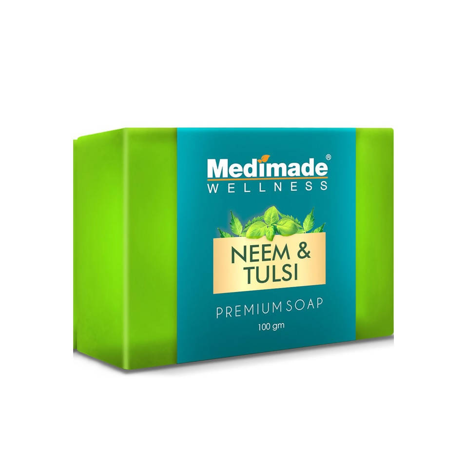 Medimade Wellness Neem & Tulsi Premium Soap | Grocsy