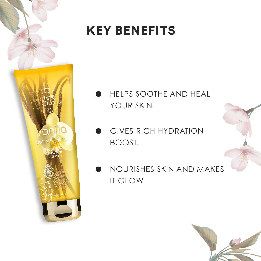 Body Cupid Vanilla Bath & Shower Gel | Grocsy