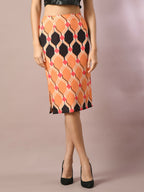 Myshka Women's Multi Printed Round Neck Party Top With Skirt Co-ord set | Grocsy