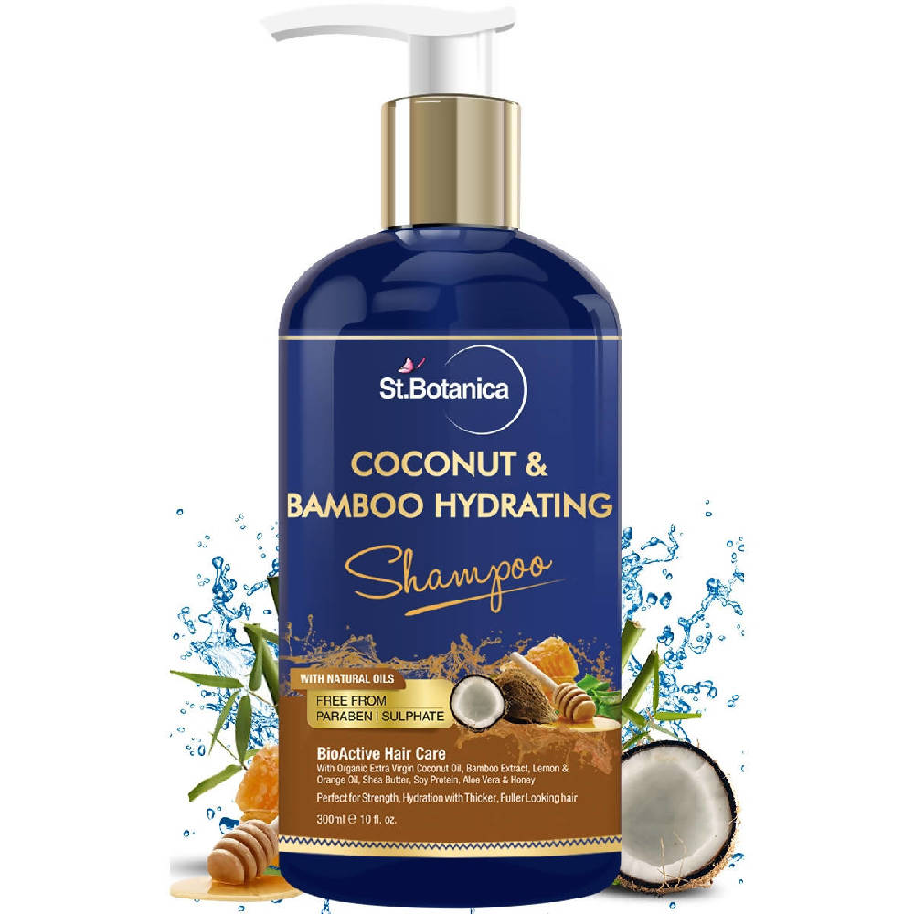 St.Botanica Coconut Oil And Bamboo Hair Strengthening Shampoo | Grocsy