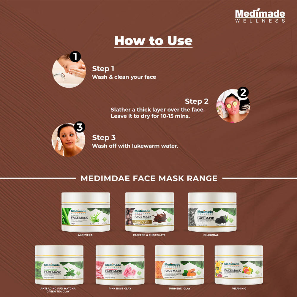 Medimade Wellness Caffeine Face Mask | Grocsy