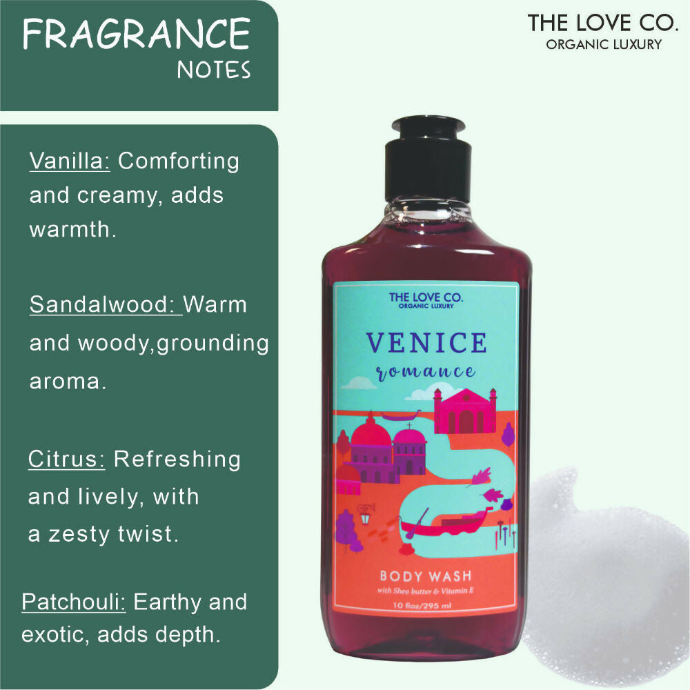 The Love Co. Venice Romance Body Wash | Grocsy