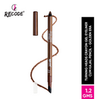 Recode Turning Heads Crayon Gel Eyeliner Cum Kajal Pencil - Golden Era | Grocsy