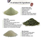Matra French Green Clay Mask With Green Tea & Rice Enzymes | Grocsy