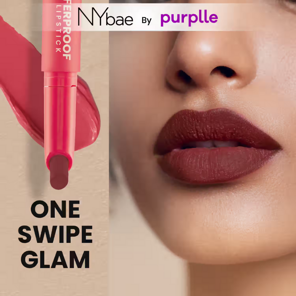 NY Bae Transfer-proof Matte Crayon Lipstick – Scarlet 01 | Grocsy